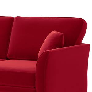 2-Sitzer Sofa Estallo Samt Ravi: Rot