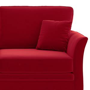 2-Sitzer Sofa Estallo Samt Ravi: Rot