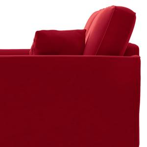 2-Sitzer Sofa Estallo Samt Ravi: Rot