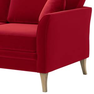 2-Sitzer Sofa Estallo Samt Ravi: Rot