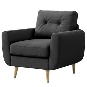 Fauteuil Foronda Tissu Deran: Anthracite