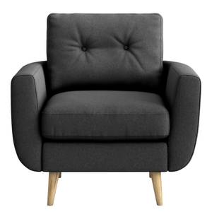 Fauteuil Foronda Tissu Deran: Anthracite