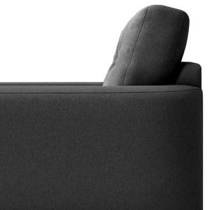 Fauteuil Foronda Geweven stof Deran: Antracietkleurig