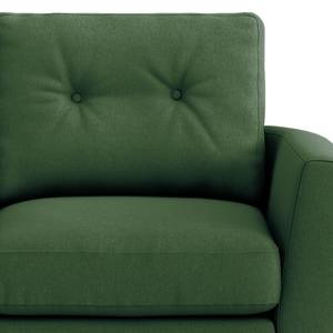 Fauteuil Foronda Geweven stof Deran: Antiek groen