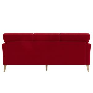 3-Sitzer Sofa Estallo Samt Ravi: Rot