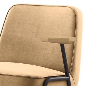 Loungefauteuil Camaces Velours Velina: Lichtbruin