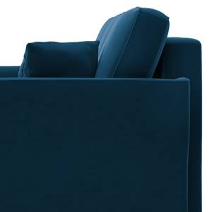 Schlafsofa Estallo Samt Ravi: Marineblau