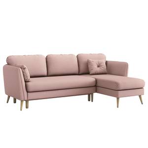 Ecksofa Belmil Microfaser Sole: Mauve