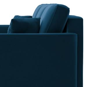 Canapé d’angle Estallo Velours Ravi: Bleu marine