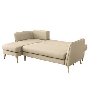 Ecksofa Belmil Microfaser Sole: Beige