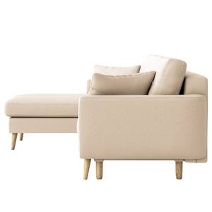 Ecksofa Foronda Webstoff Deran: Creme