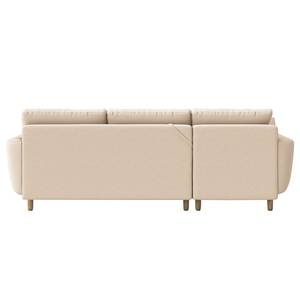 Ecksofa Foronda Webstoff Deran: Creme