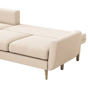 Ecksofa Foronda Webstoff Deran: Creme