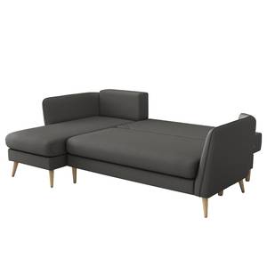 Ecksofa Belmil Microfaser Sole: Graphit