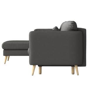 Ecksofa Belmil Microfaser Sole: Graphit