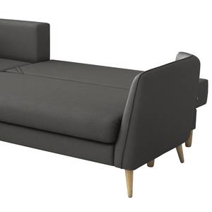 Ecksofa Belmil Microfaser Sole: Graphit