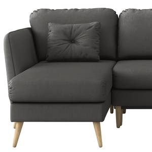 Ecksofa Belmil Microfaser Sole: Graphit