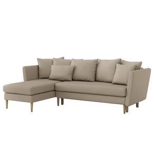 Ecksofa Paleras Microfaser Sole: Taupe