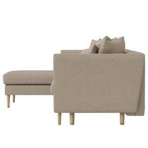 Ecksofa Paleras Microfaser Sole: Taupe