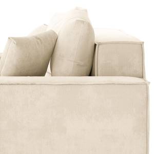 Ecksofa Caborno Cordstoff Scota: Creme