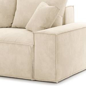 Ecksofa Caborno Cordstoff Scota: Creme