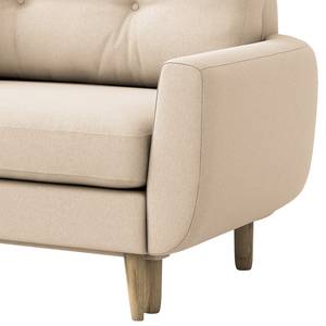 Schlafsofa Foronda Webstoff Deran: Creme