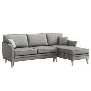 Ecksofa Estallo Microfaser Sole: Hellgrau