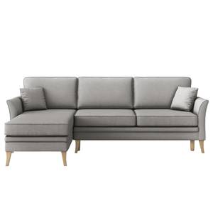 Ecksofa Estallo Microfaser Sole: Hellgrau