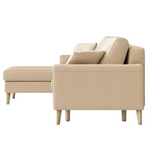 Ecksofa Esturu Webstoff Meara: Beige