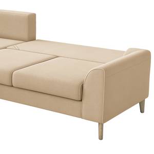 Hoekbank Esturu Geweven stof Meara: Beige