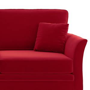 Canapé d’angle Estallo Velours Ravi: Rouge