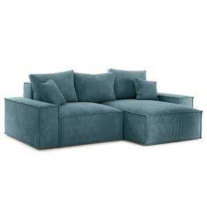 Ecksofa Caborno Cordstoff Scota: Ozean