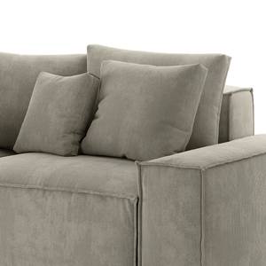 3-Sitzer Sofa Caborno Cordstoff Scota: Aschgrau