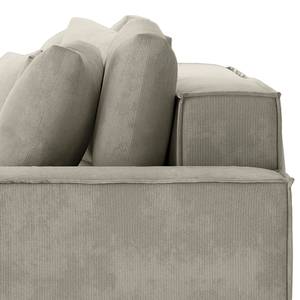 3-Sitzer Sofa Caborno Cordstoff Scota: Aschgrau