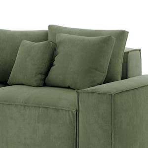 3-Sitzer Sofa Caborno Cordstoff Scota: Antikgrün