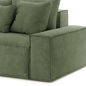 3-Sitzer Sofa Caborno Cordstoff Scota: Antikgrün