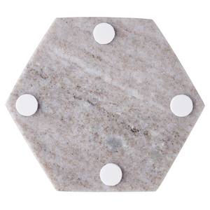 Onderzetter MARBLE 6-hoekig marmer - beige