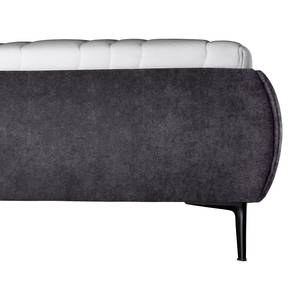 Gestoffeerd bed Valesk Antraciet - 200 x 200cm - Platweefsel