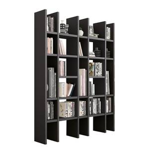 Boekenkast Emporior XII crèmewit - Mat grijs - Breedte: 170 cm