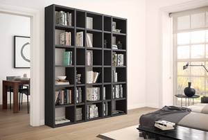 Boekenkast Emporior IX Mat grijs - Breedte: 190 cm