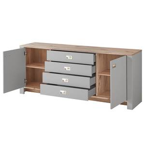 Sideboard Haglund Lichtgrau - Breite: 194 cm