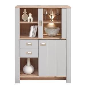 Beleuchtetes Highboard Haglund Lichtgrau