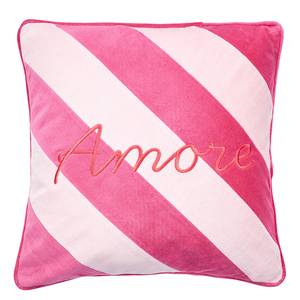 Coussin VACANZA amore Coton / Polyester - Rose