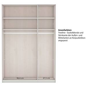 Drehtürenschrank Marlow Taupe - Breite: 150 cm - Ohne Spiegeltür/-en