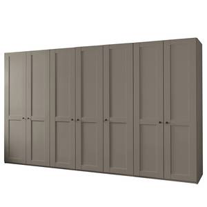 Drehtürenschrank Marlow Taupe - Breite: 350 cm - Ohne Spiegeltür/-en