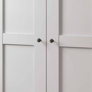 Armoire à portes battantes Marlow Blanc - Largeur : 200 cm - Sans portes miroir