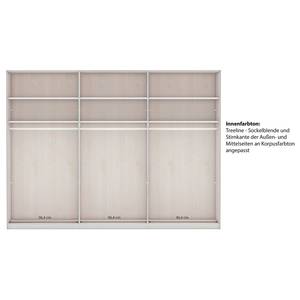 Drehtürenschrank Marlow Graphit - Breite: 300 cm - Ohne Spiegeltür/-en