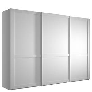 Armoire à portes coulissantes Marlow Blanc - Largeur : 300 cm - Sans portes miroir