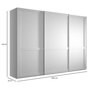 Schwebetürenschrank Marlow Weiß - Breite: 300 cm - Ohne Spiegeltür/-en