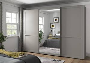 Schwebetürenschrank Marlow Taupe - Breite: 300 cm - 1 Spiegeltür